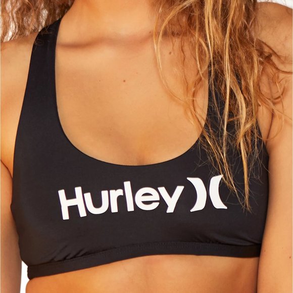 Hurley One And Only Scoop Bikini Top - Picture 1 of 2